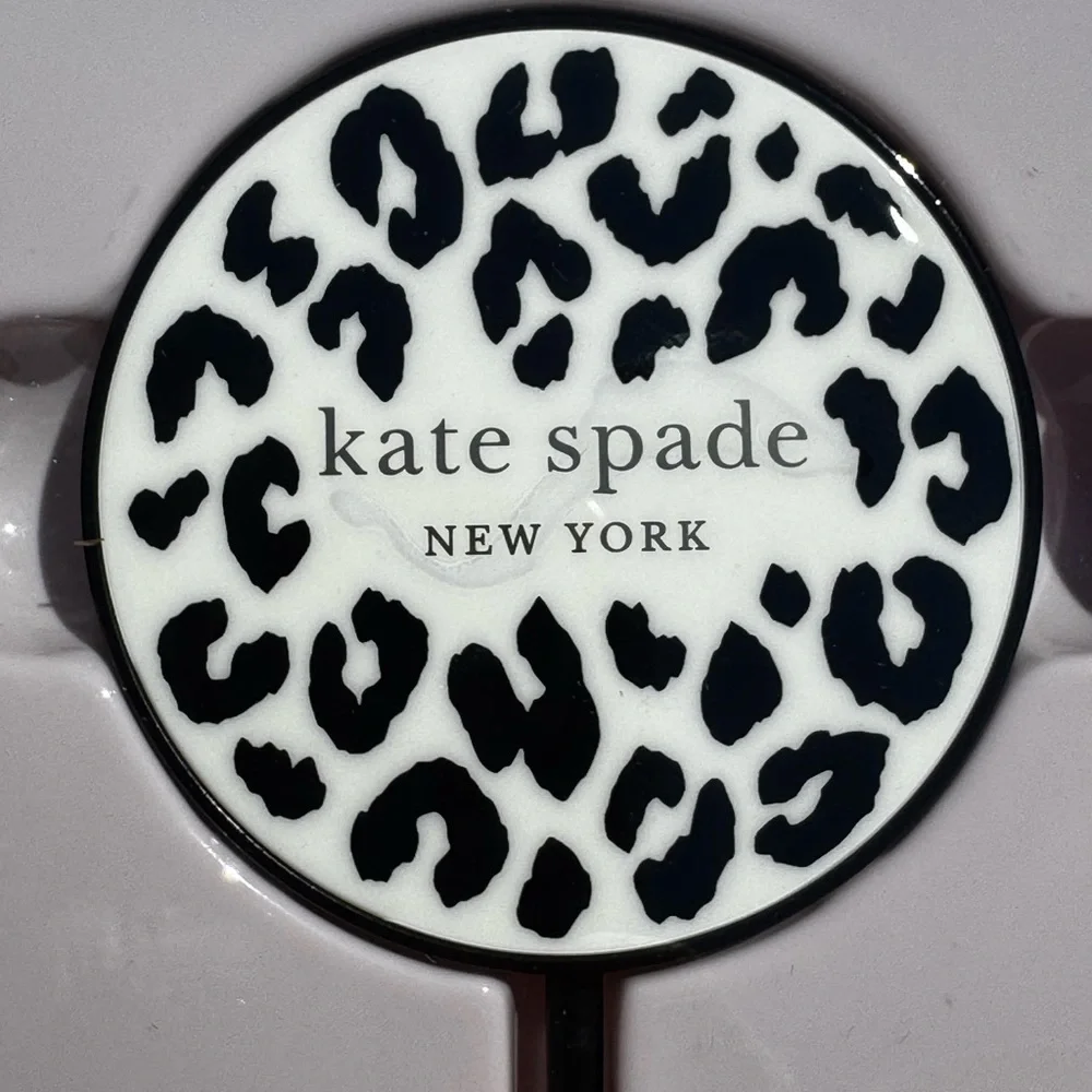 Kate Spade NY Leopard Magnetic Wireless Charger 15W Apple Samsung Rare Chic